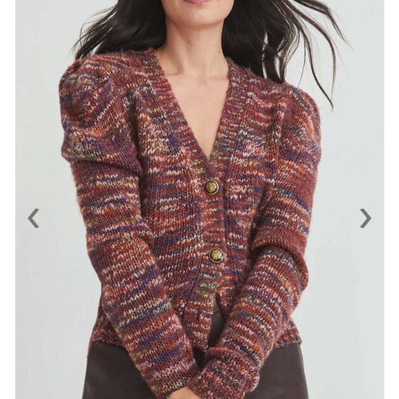 VERONICA BEARD Amosa V Neck Cardigan Size M